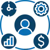 ícone gestão comercial